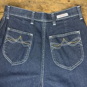 1970s Wrangler 7435PW High Rise Straight Leg 12 Jeans Made in USA Scovill Zipper